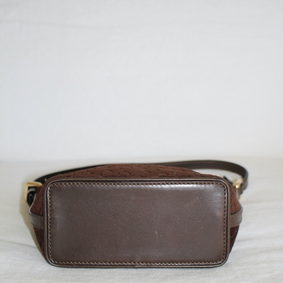 Céline Macadam Suede Shoulder Bag - Picture 4 of 7